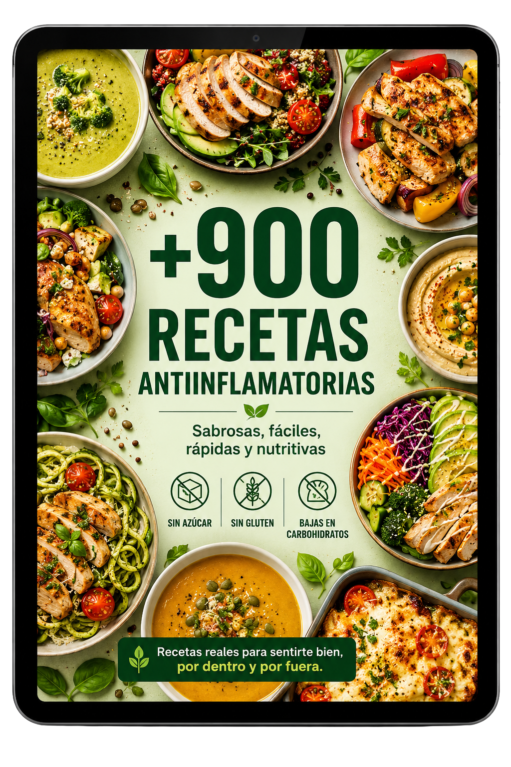Recetario Anti-inflamatorio +900 Recetas