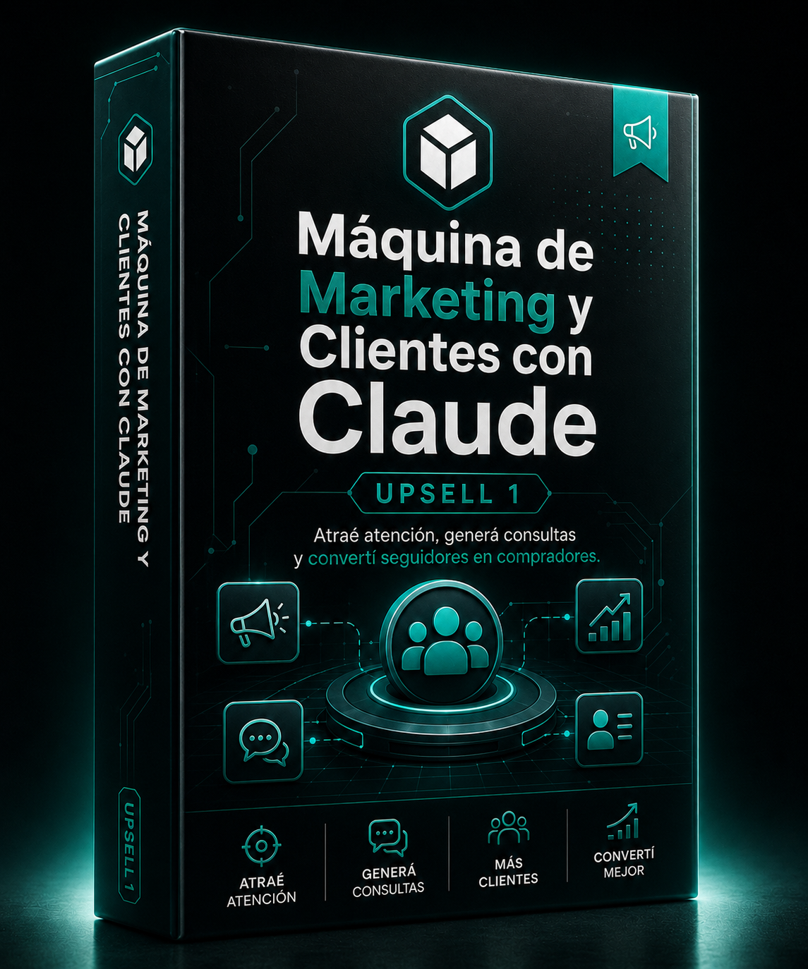Máquina de Marketing y Clientes con Claude Atraé atención, generá consultas y convertí seguidores en compradores.