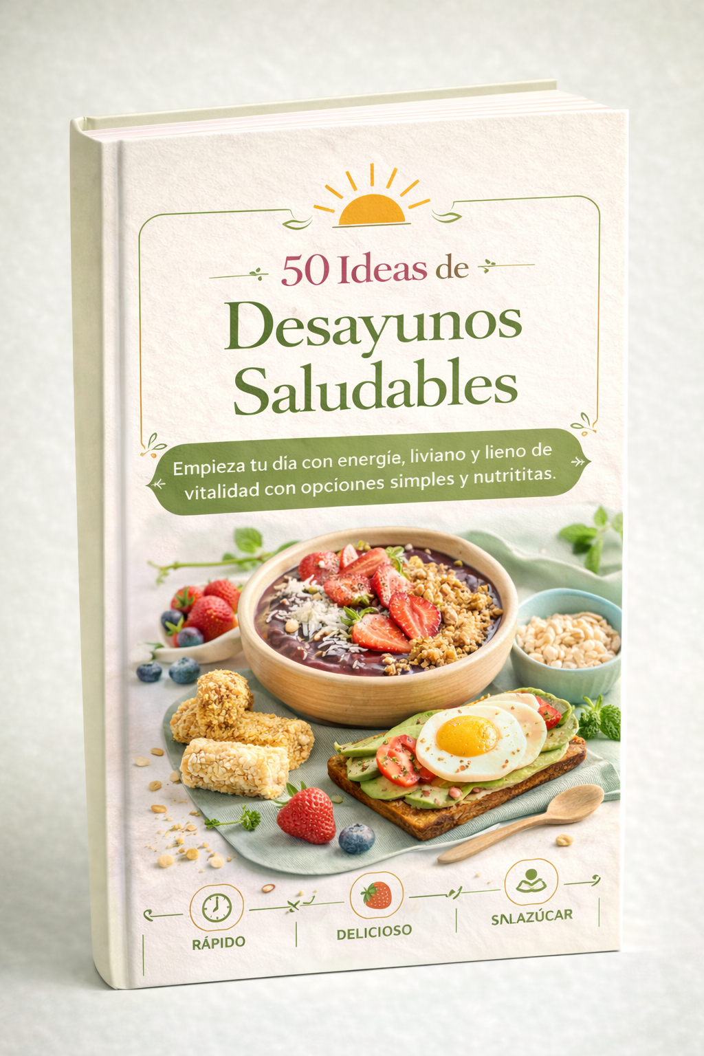50 Ideas de Desayunos Saludables 💐 Empieza tu día con energía, liviano y lleno de vitalidad con opciones simples y nutritivas.