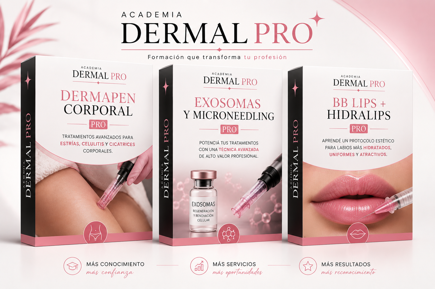 💝Pack TODOS en uno:  Especialización en Dermapen Corporal / Exosomas y Microneedling Pro / BB Lips + Hidralips Pro 💘