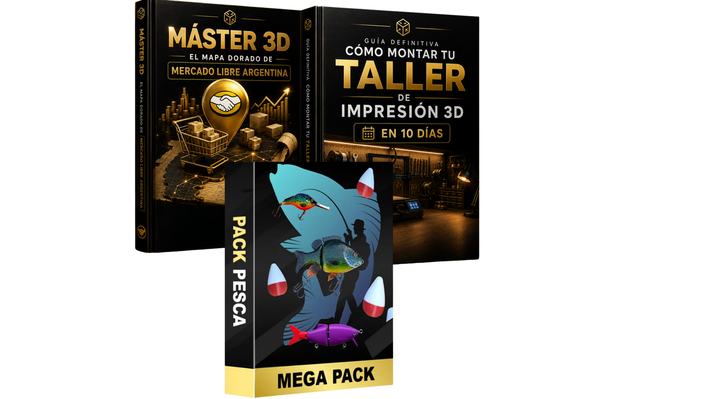 Pack TODOS en uno: Guía Monta tu Taller - Nicho Pesca - Mapa Dorado Mercado Libre.