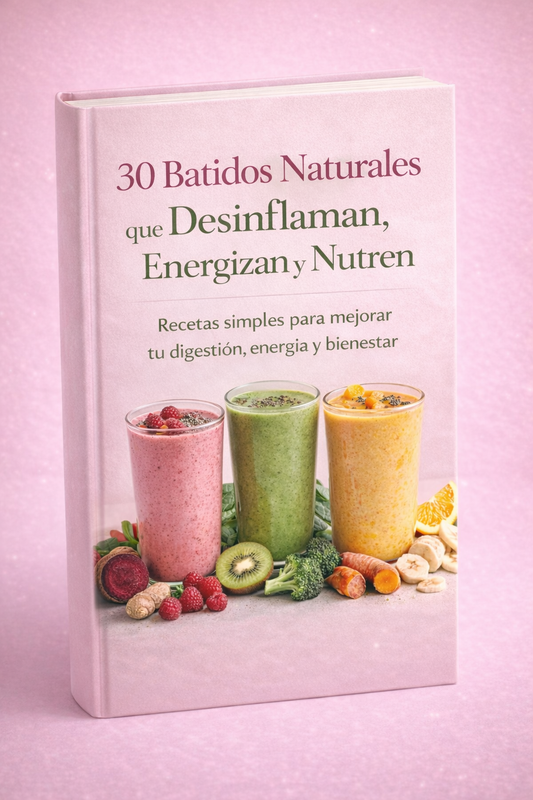 Batidos Anti-Hinchazón, para tener Más Energía y Mejorar tu Digestión 🤍 Descubrí una forma simple y natural de sentirte mejor todos los días.